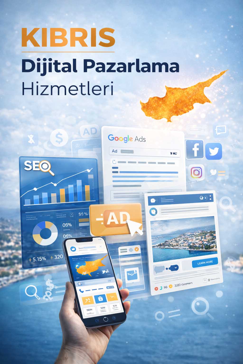 Kıbrıs dijital pazarlama – Instagram, Facebook ve Google reklam yönetimi
